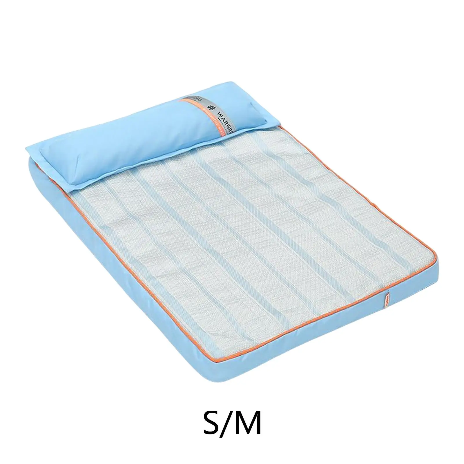 Dog Bed Blanket Sleeping Pad, Dog Sofa Bed with Pillow Comfortable Puppy Bed Mattress Washable Pet Cooling Mat Pet Supplies