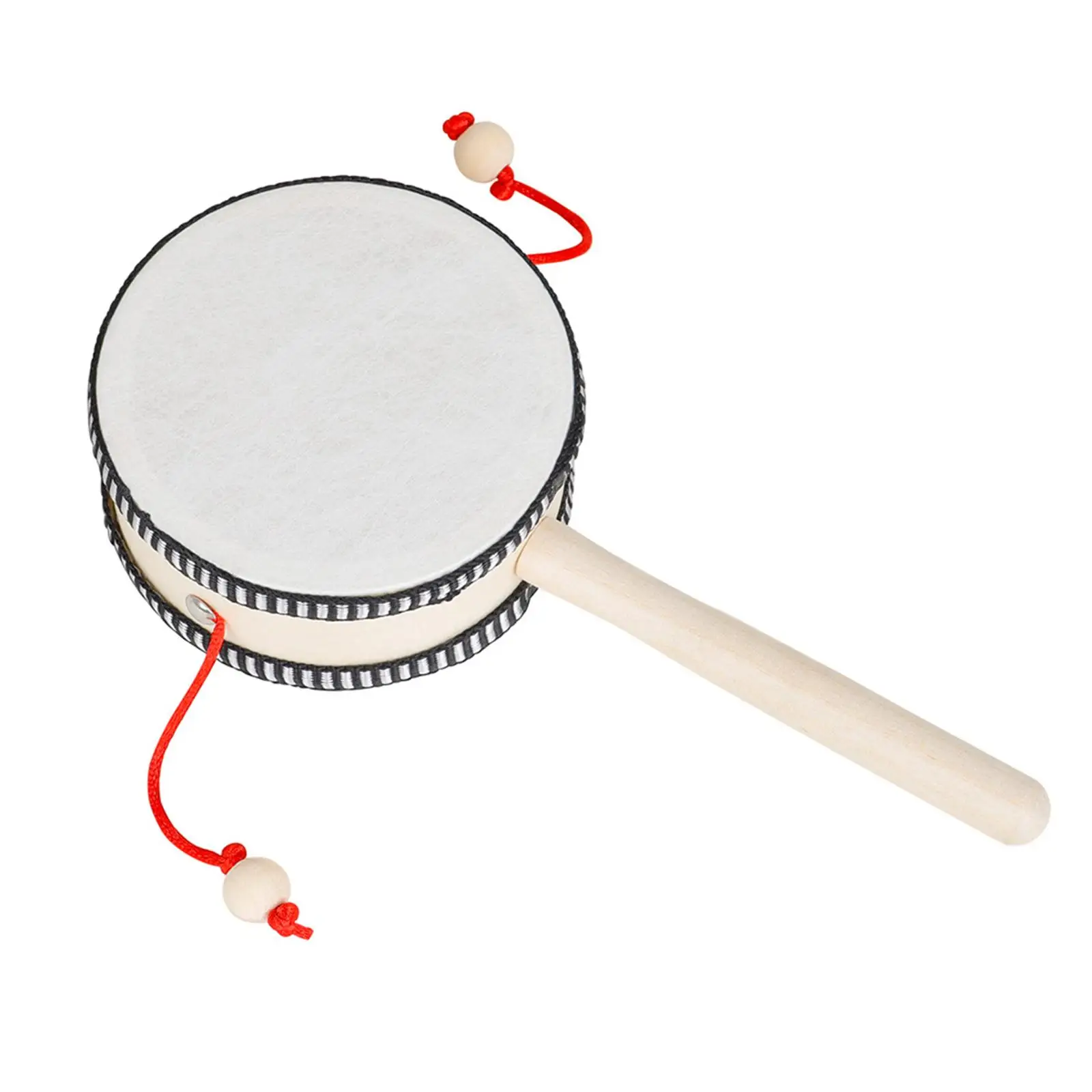 Rattle Drum Durable Creative Shaking Rattle Convenient Storage Environmentally for Educational Gift Crafts infant Girls