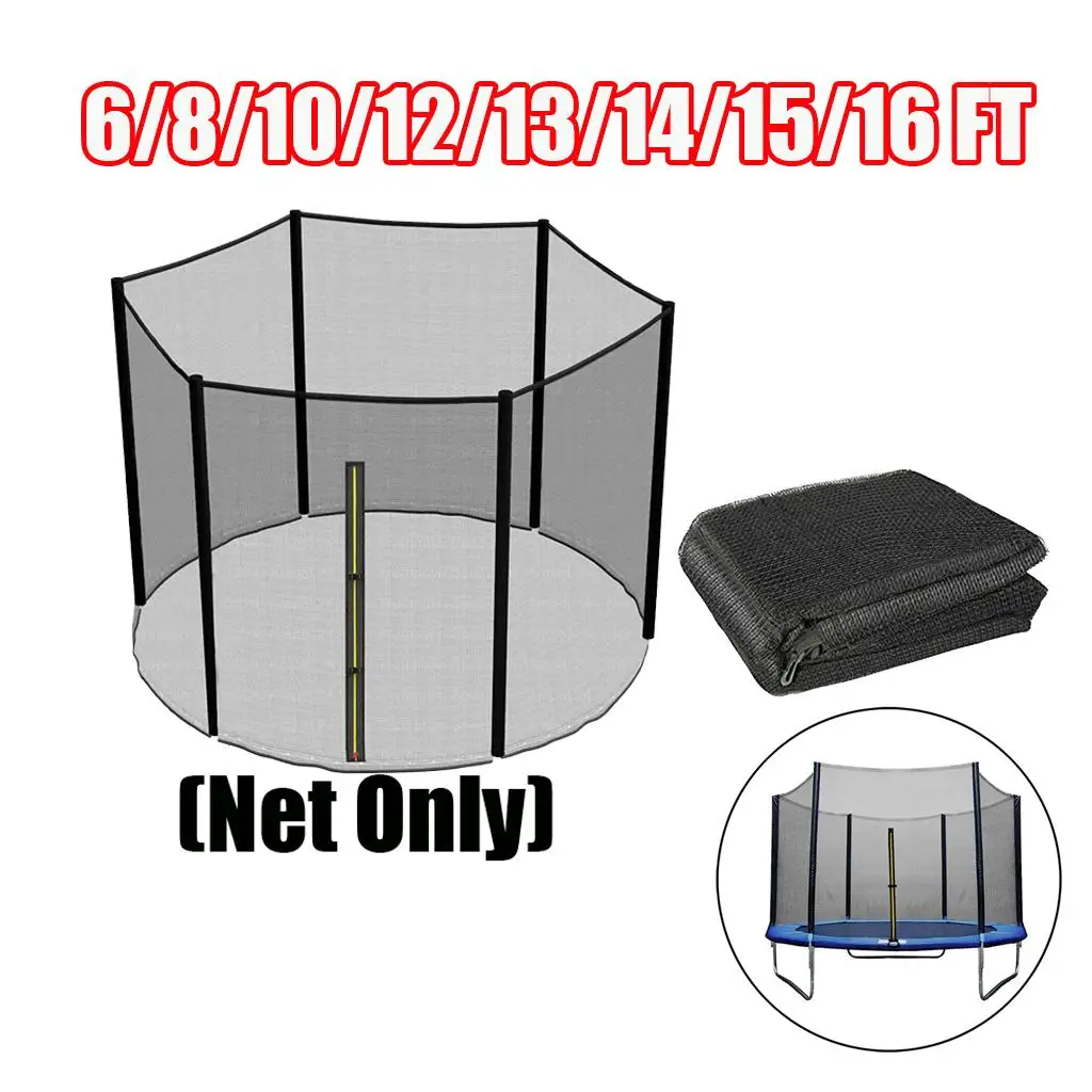 Round Trampoline Safety Net Enclosure Replacement Surround Netting for Kids