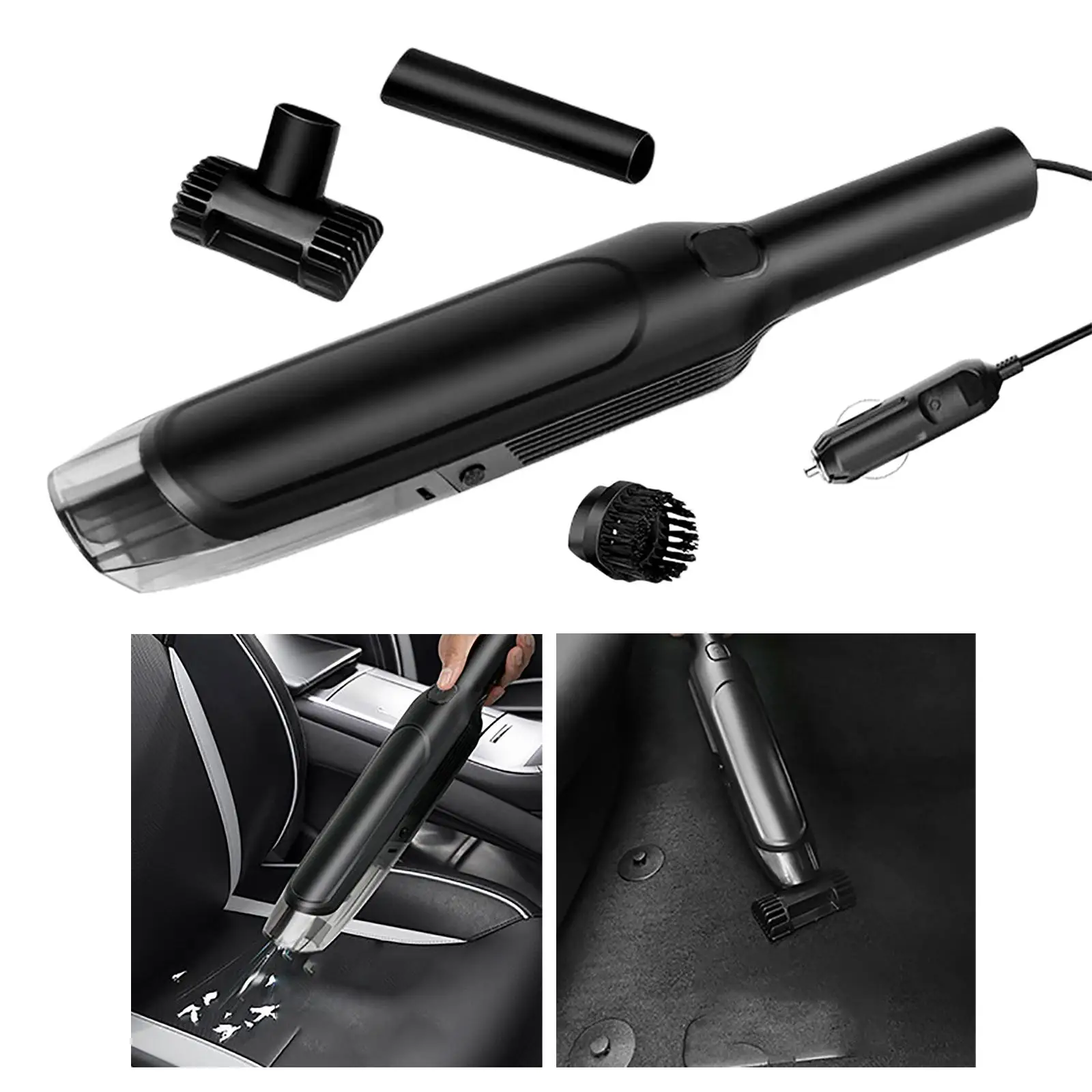  Car Vacuum Cleaner 8000PA Suction Mini Washable 120W Portable Handheld Vacuum for Car Crevices  Charge