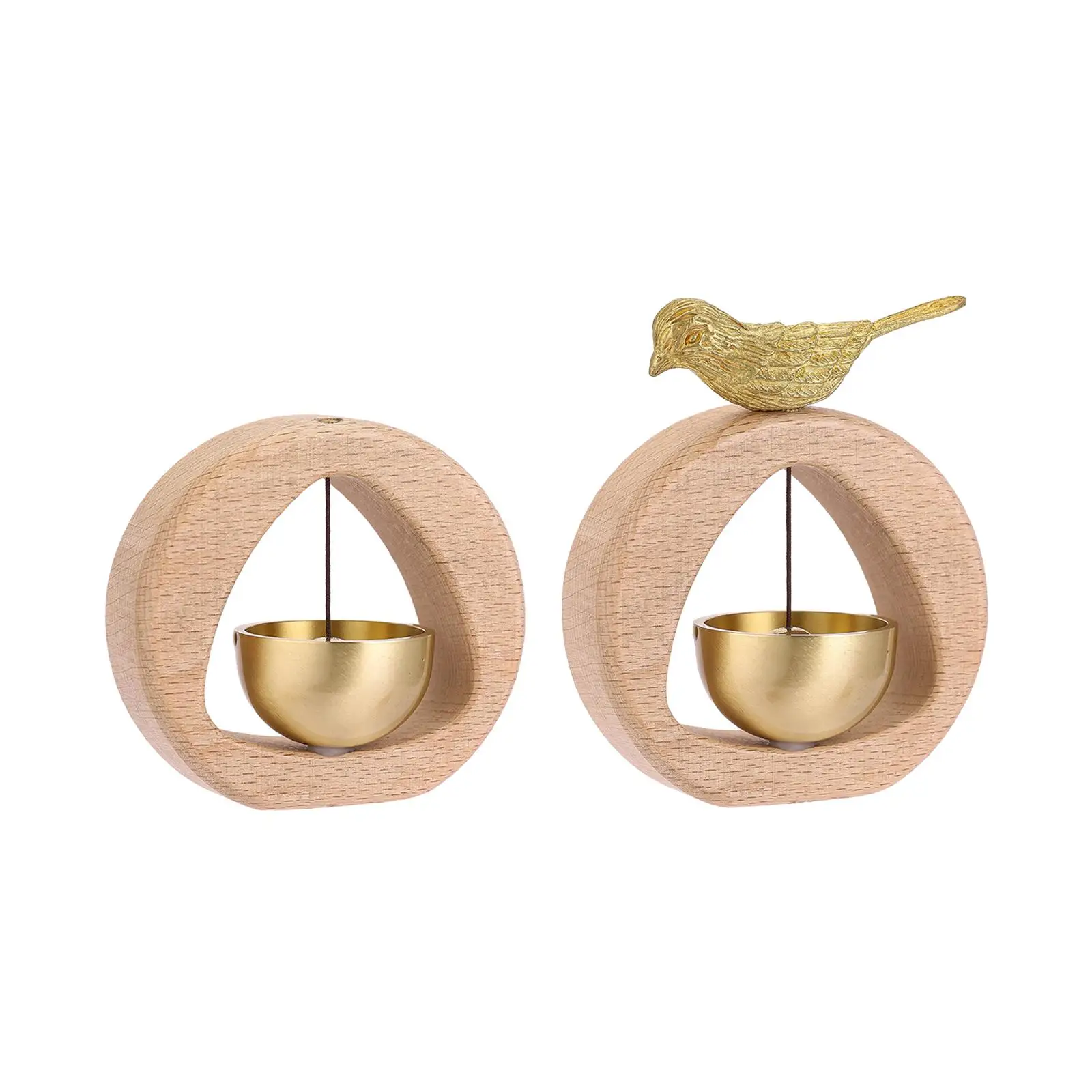 Shopkeeper Bells Wood Windows Decor Entrance Housewarming Door Bells Hanging