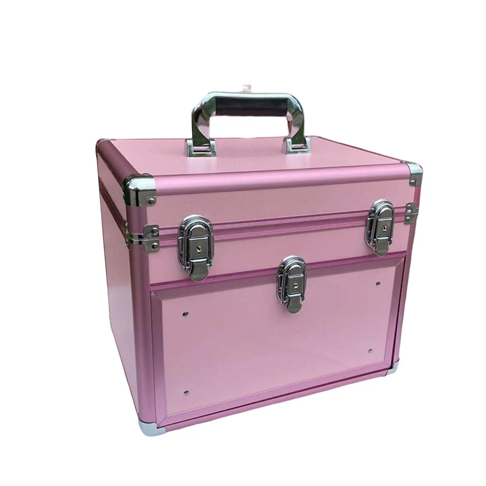 Makeup Train Case 48 Compartments Manicure Suitcase for Hairdressing Tool