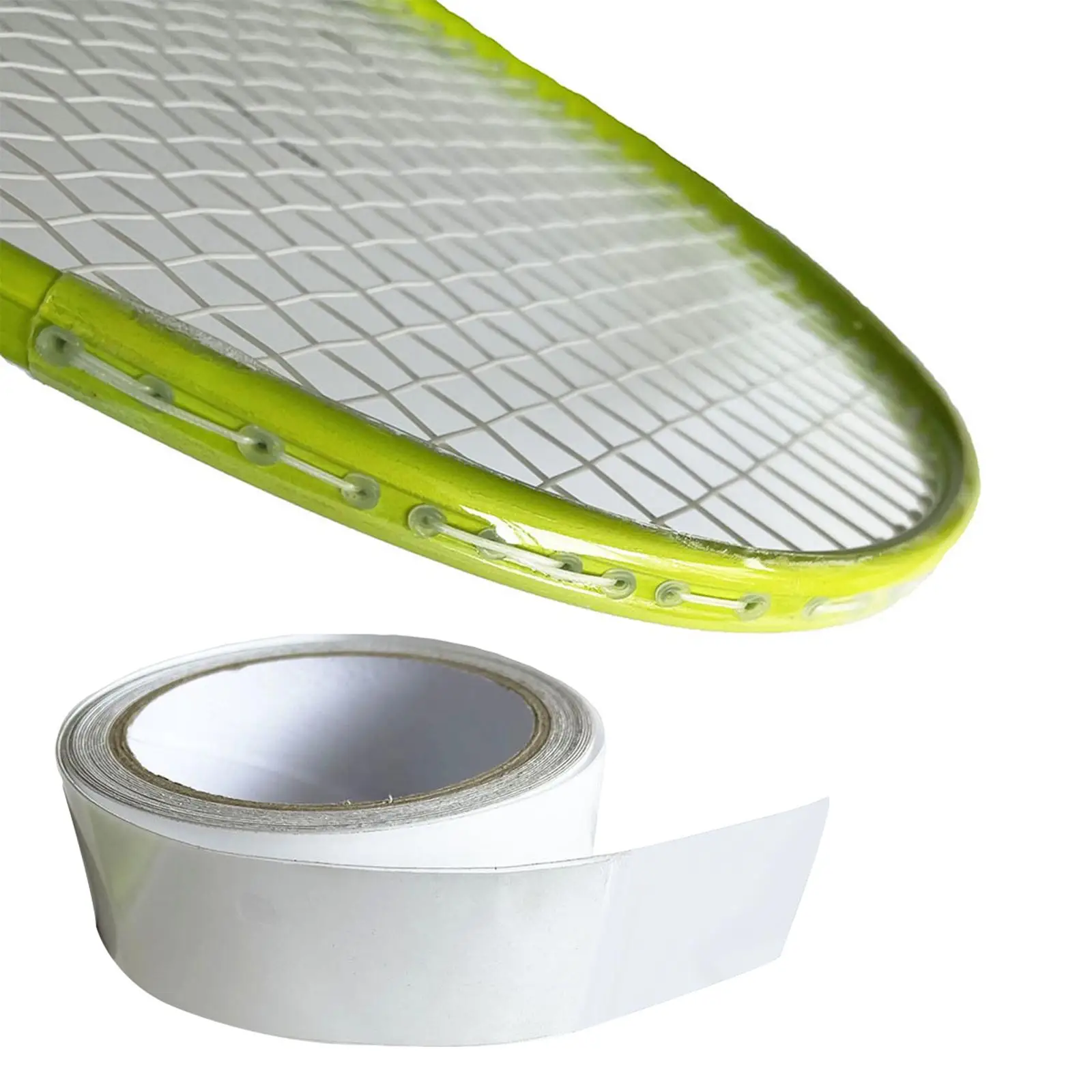 Tennis Badminn Squash Racquet Racket Head  Tape 1.7Cmx5M Durable Clear Self  TPU Racquet  