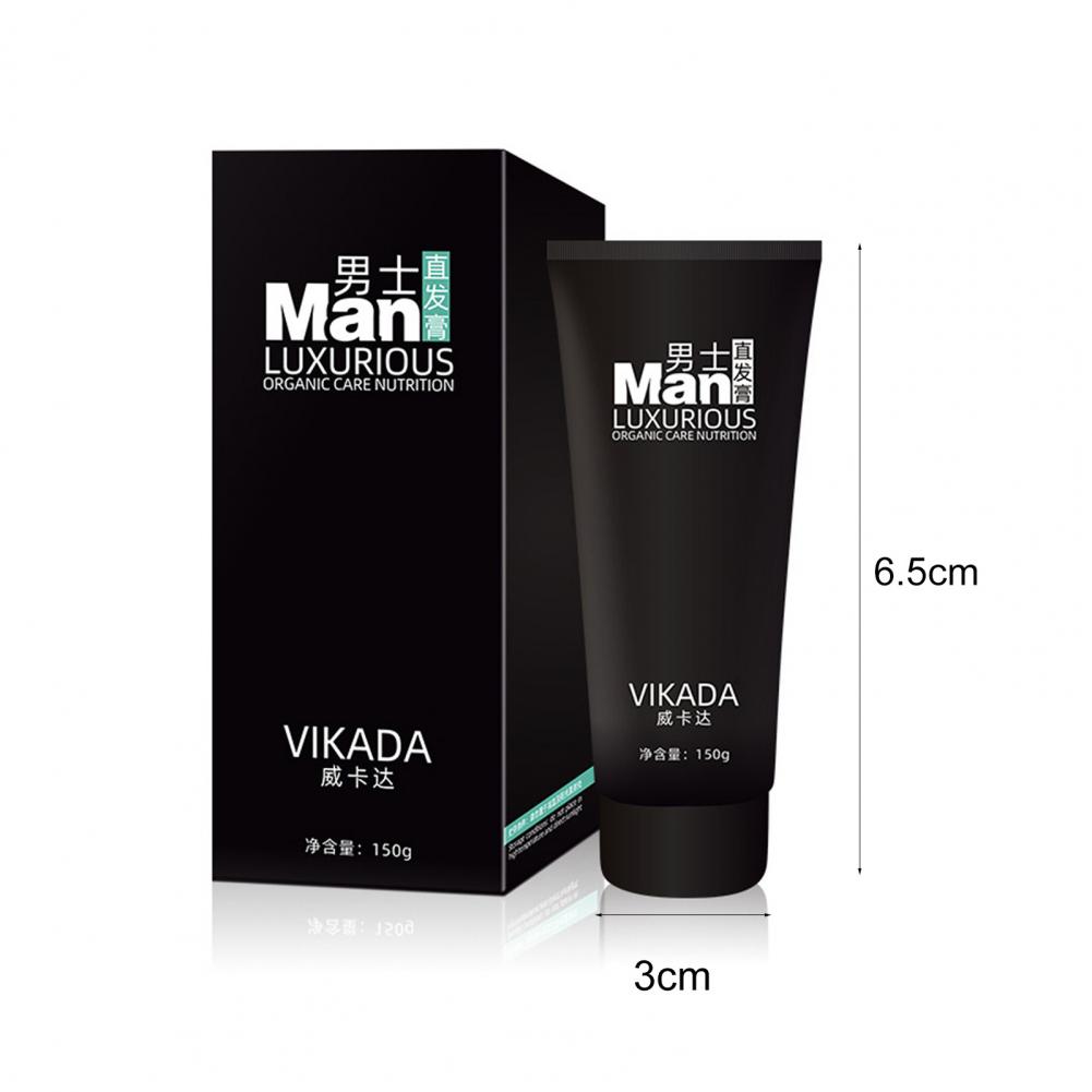 Description Picture 2 of item150ml Hair Straighten Cream Professional Natural Effective No Hair Injury Not Permanent Men Hair Straightening Cream Hair Care