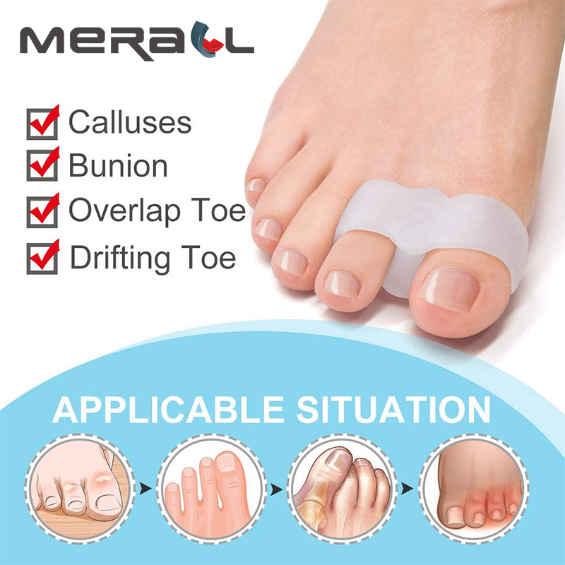 Best of 1 Pair Big Toe Valgus Corrector, Silicone Toe Divider With 2 Rings, For Hallux Valgus And Toe Overlap, Toe Correction, Foot Care Reviews & Tips