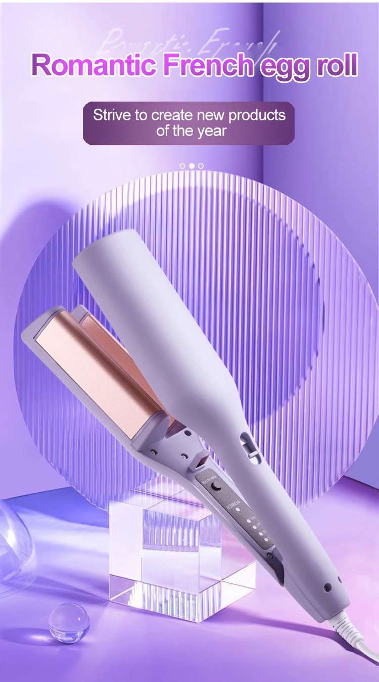 Title 1, 32mm French Egg Roll Curling Iron Ripple Big De...