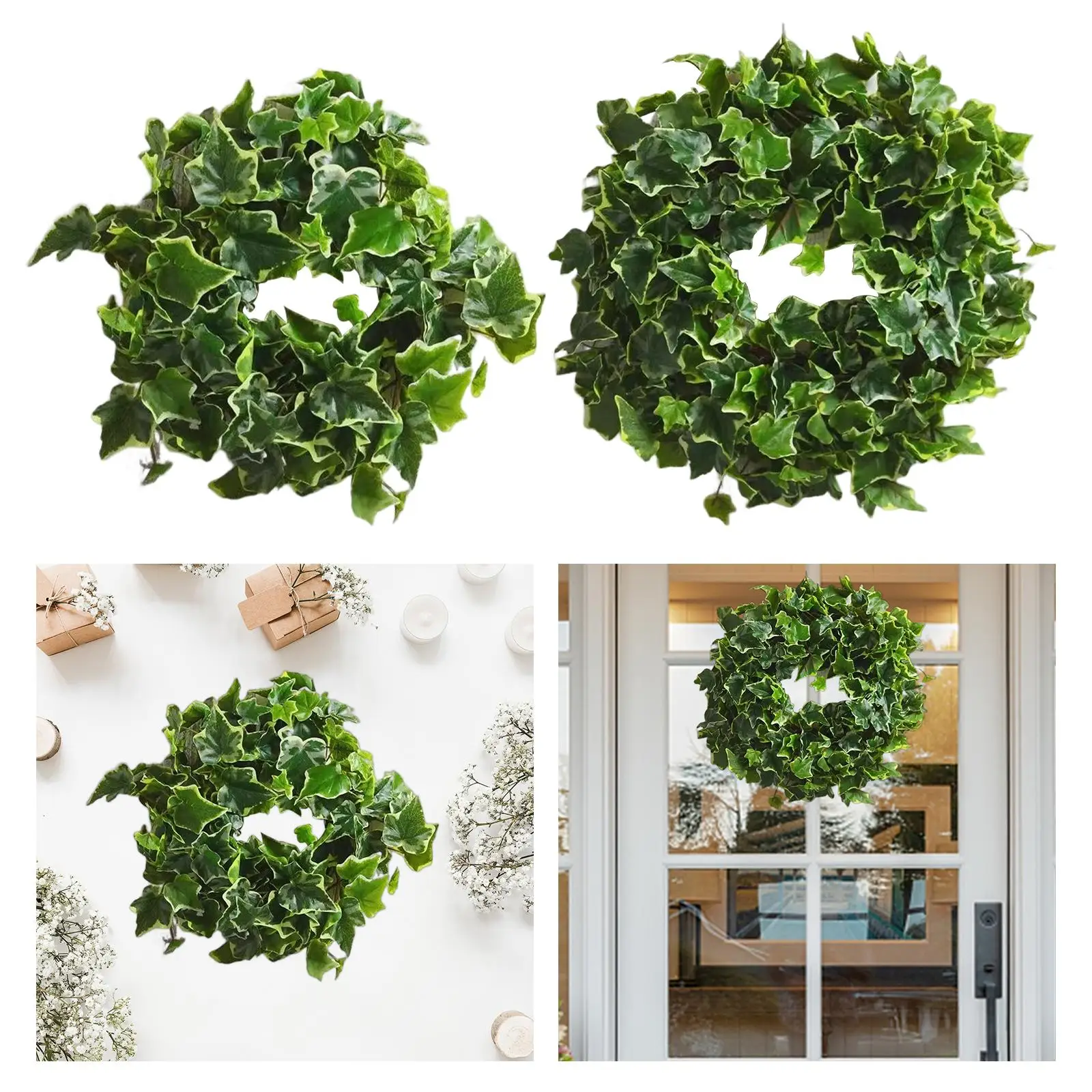 Spring Wreath Seasons Wreath Decorative for Easter Party Indoor Outdoor
