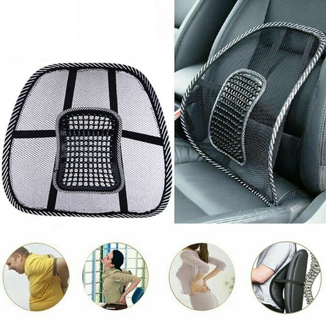 Almohada de apoyo lumbar para silla de oficina, almohada de respaldo para  silla de automóvil, soporte ergonómico para silla de respaldo, almohada de