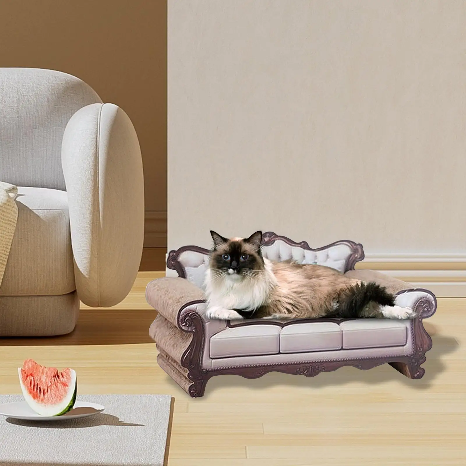 Cat Scratcher Lounge Large Size Durable Cat Furniture Sofa Corrugated Paper