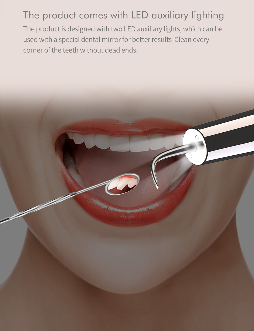 Title 34, Electric Sonic Dental Calculus Scaler Oral Teet...