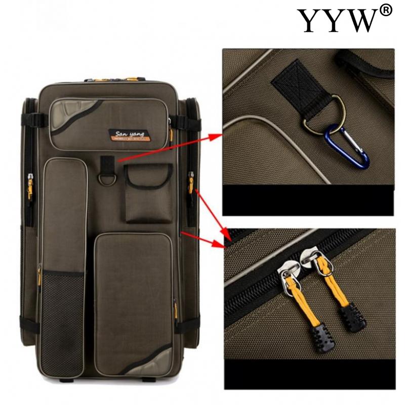 Description Picture 5 of item70cm 80cm 90cm Oxford Fabric Multifunction Fishing Chair Bag Fishing Gear Backpack Rod Bags Tackle Fish Lures Storage Tool Case