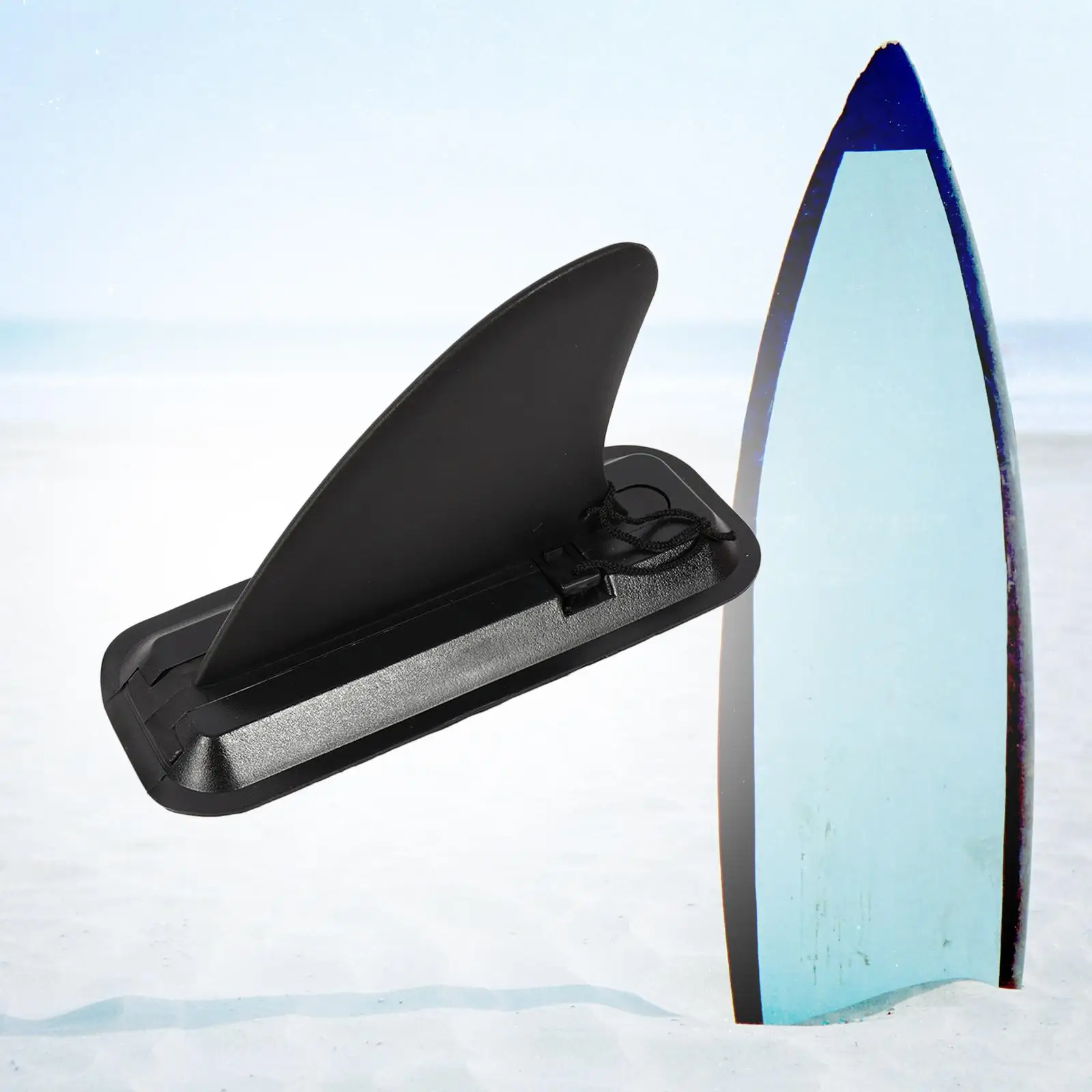 Surfboard Fins Surfboard Tail Rudder Single Center Fin Surf Fins Detachable Fin for Surf Boards Canoe Beach Surfing Beginners