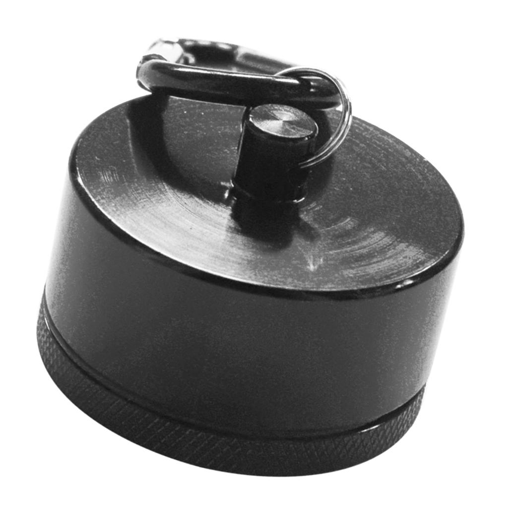 Mini Aluminum Pill Fob Box Holder for Cold Tablets Pain Container Keychain Medication Vitamins with Keychain Design