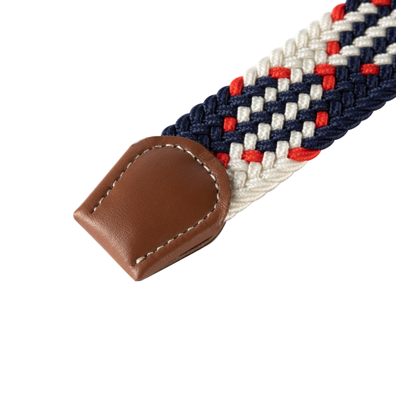 120 cm Unisex-Gürtel aus elastischem Stoff, lässige Gürtelschnalle, erweiterbar, geflochten, Stretch-Leinwand, einfacher und stilvoller Freizeitgürtel für Männer und Frauen – Detail 5