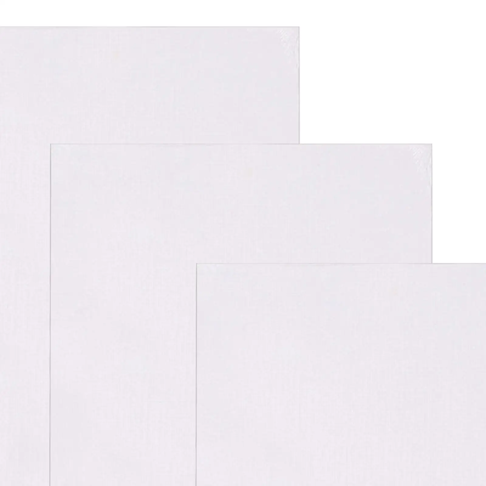 3x Cotton Artist Blank Canvas Boards Acrylic Oil Painting DIY Art Supplies Canvas Panels Primed for Acrylic Painting Adults Kids