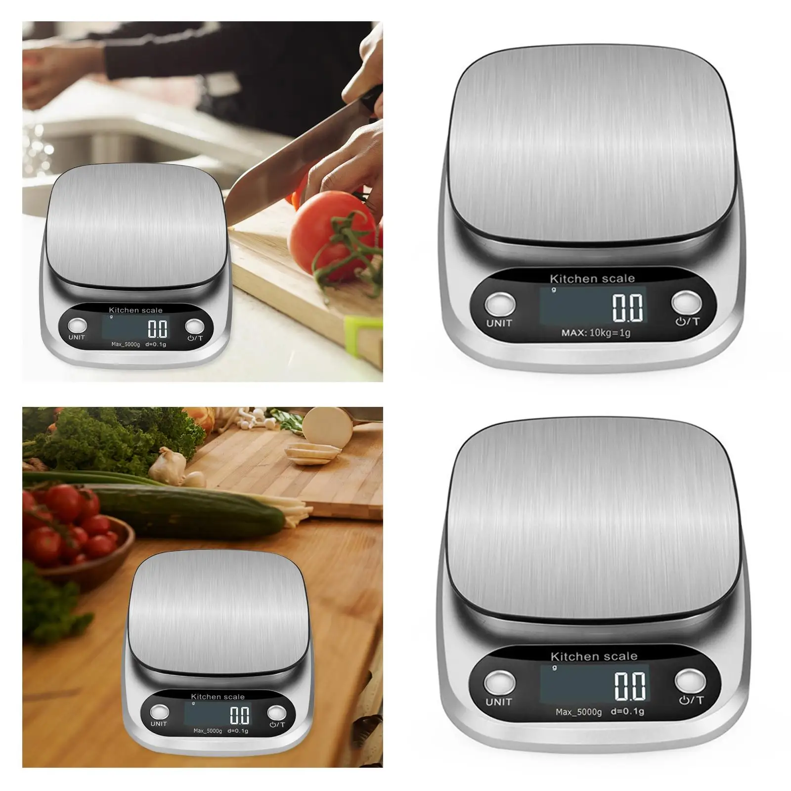 Precision Kitchen Scales Coffee Scale Measuring Scale Food Scale LCD Display Electronic Scale Multifunctional for Cooking Baking