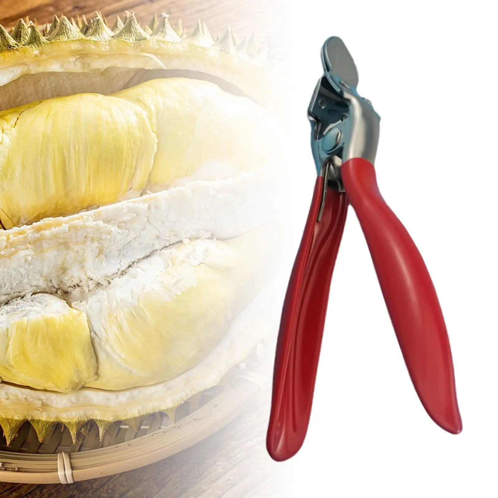 Durian Peel Breaking Tool PP Handle Food Grade Save Labors Manual Durian Shelling Machine for Kitchen Gift Durian Lovers Grocery