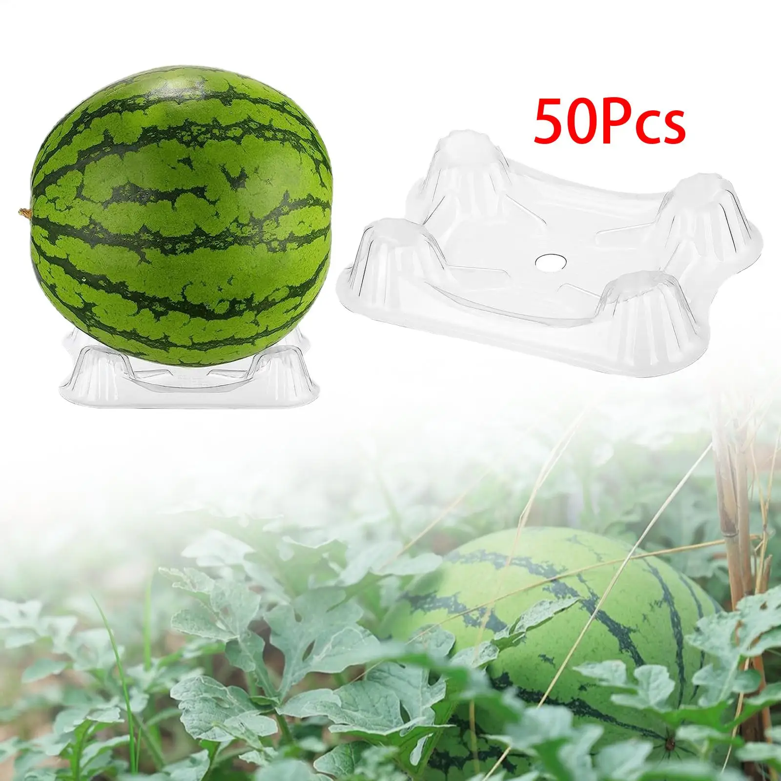 50 Pieces Melon Support Cradle Garden Cages Tray Garden Plant Support for Pumpkin Strawberry Courgette Cantaloupe Watermelon