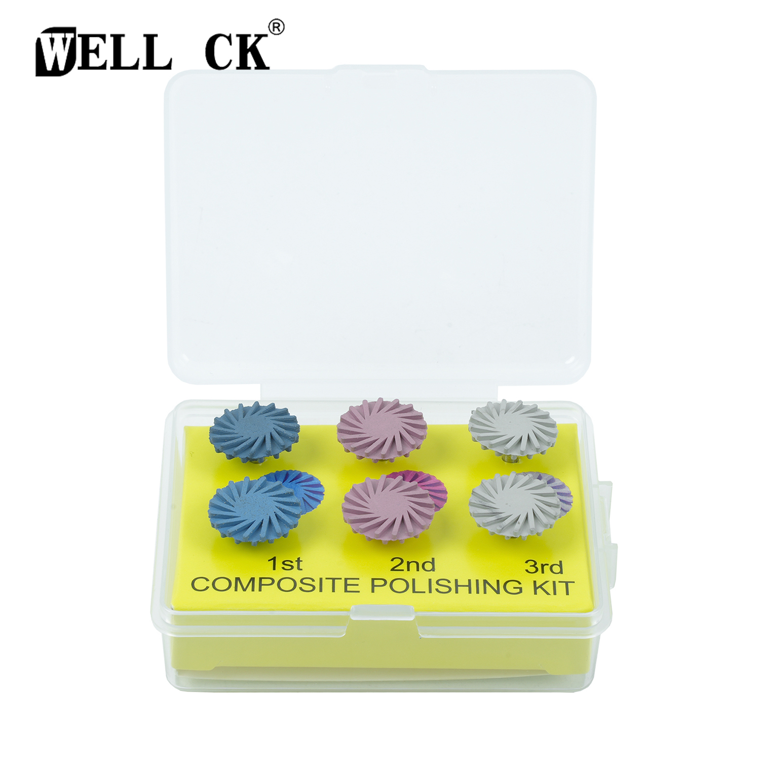 Best of WELL CK 6pcs / Box Dental Rubber Polisher Composite RA Disc Kit Resin Polishing Electric Motor Pressure Wheel Spiral Brush Burs Reviews & Tips