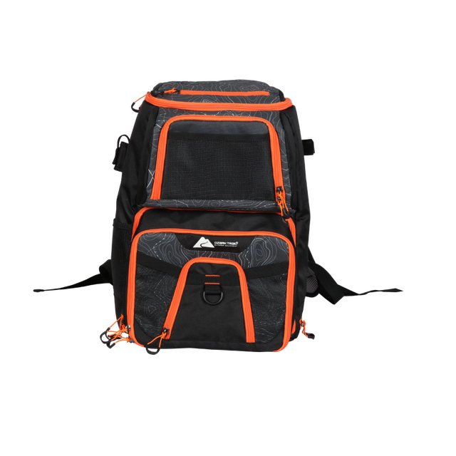 Ozark Trail Elite Fishing Tackle Backpack with Bait Cooler Black tool box AliExpress