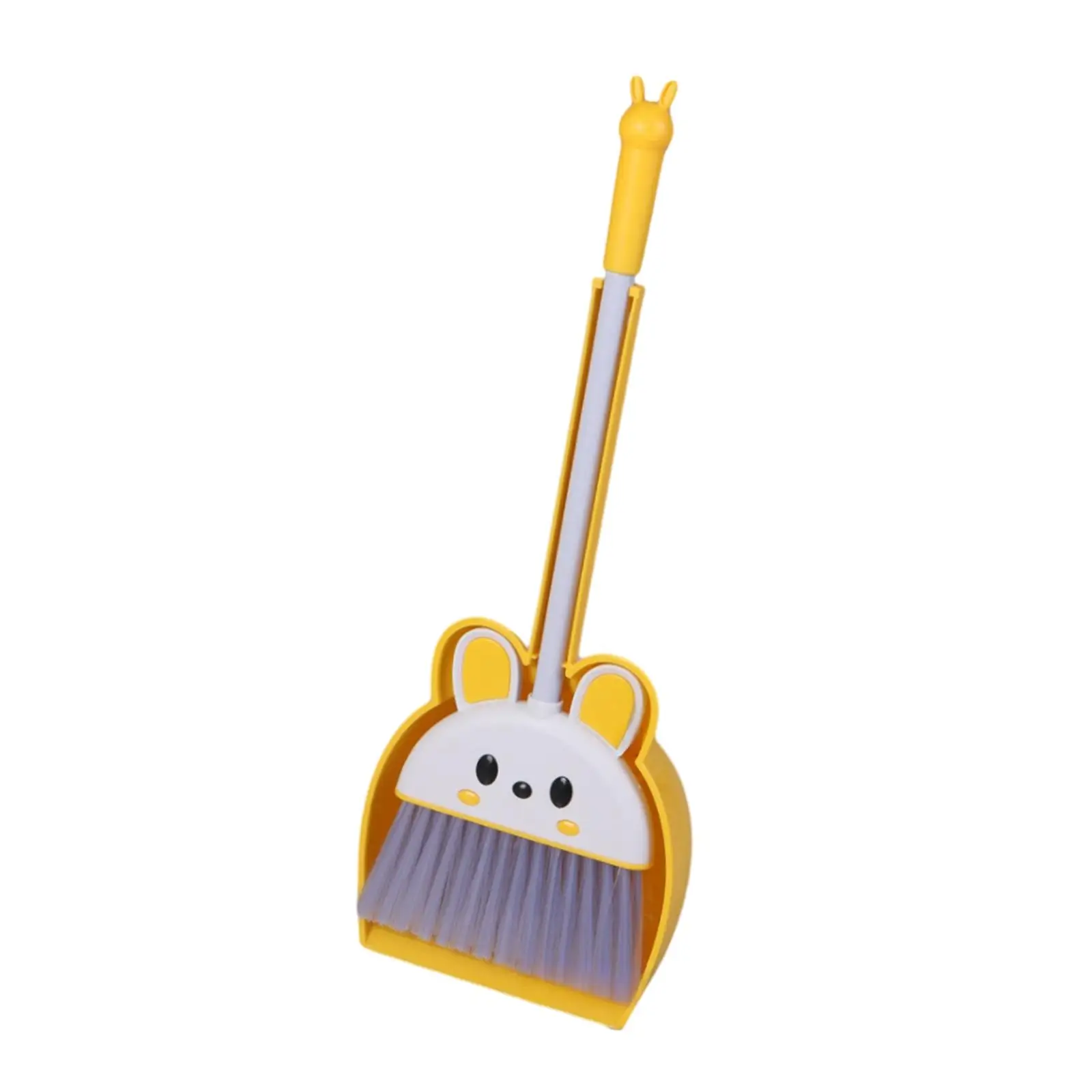 Mini Broom and Dustpan Set for Kids Pretend Play for Kindergarten Preschool