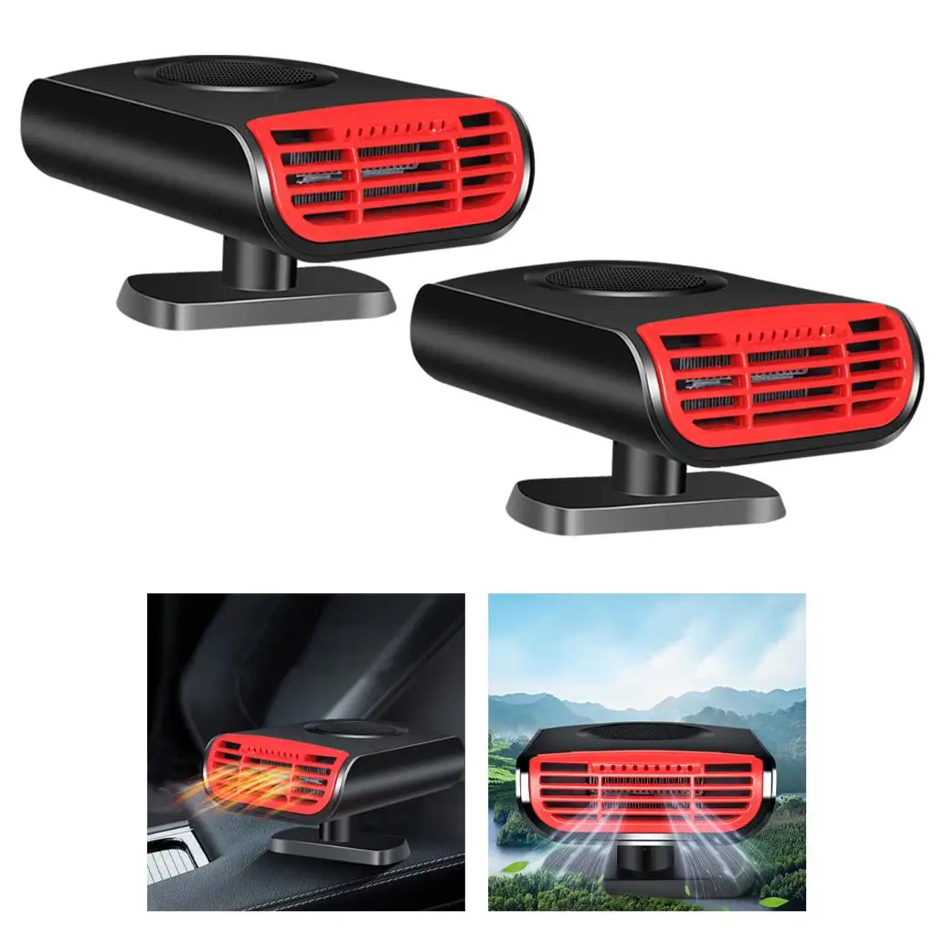 360 Degree Adjustment Car Heater Heat Cooling Fan Auto Heater Winter Quickly Defrost