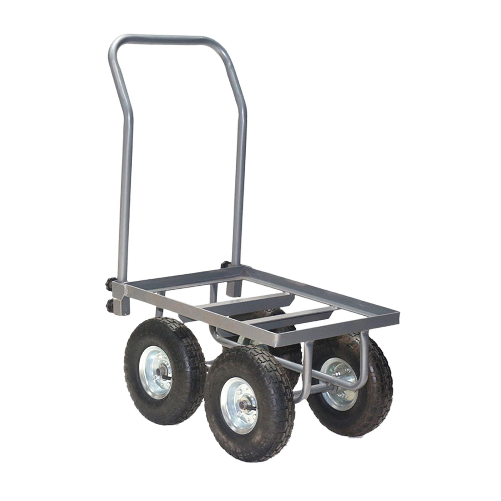 Heavy Duty Platform Trolley Moving Flatbed Cart Folding Platform Truck for