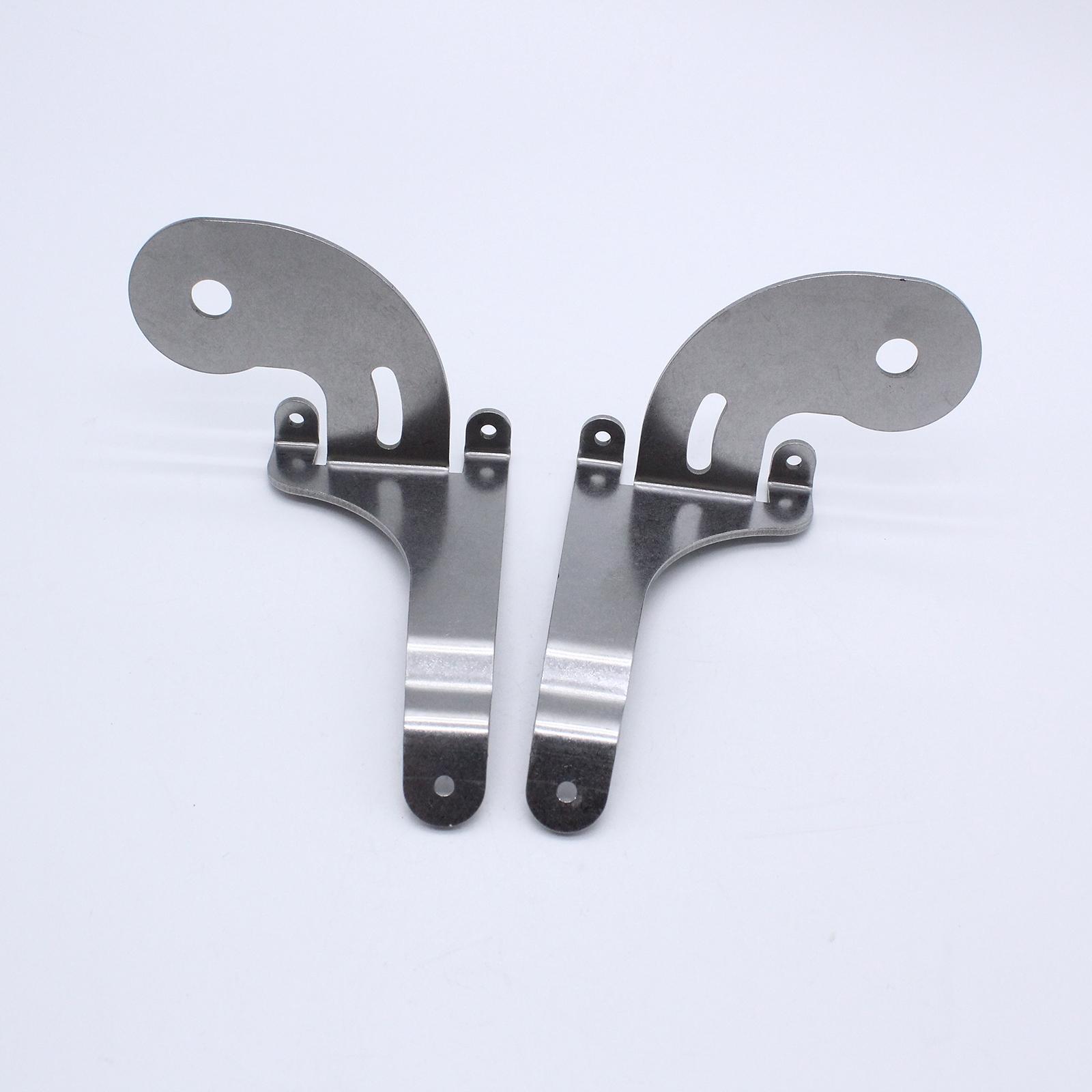 2 Pieces Spotlight Brackets Car Chrome Fit for BMW Mini 2001-2006