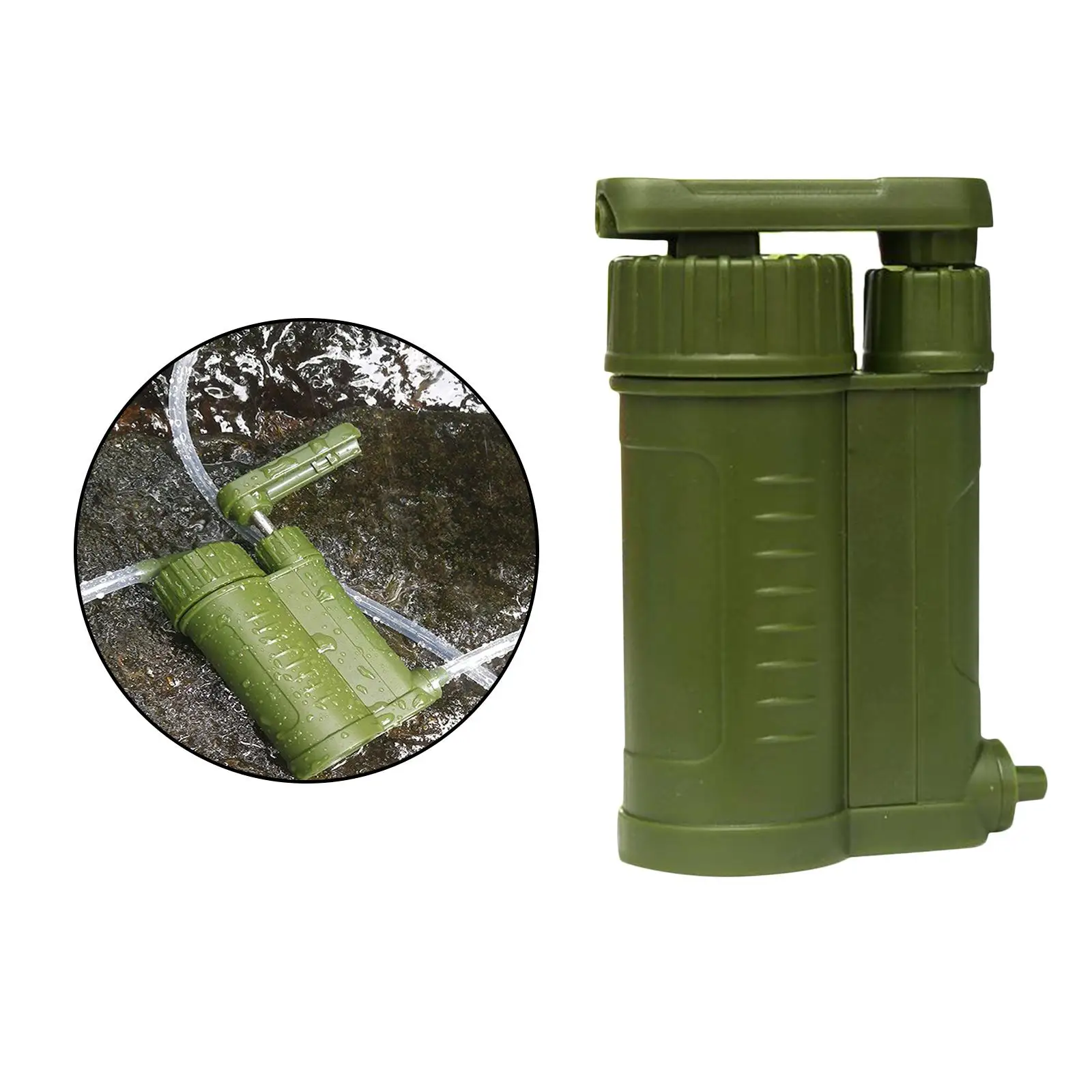 Portable Water Filter Pump Carbon   Water Filter Outdoor Emergency