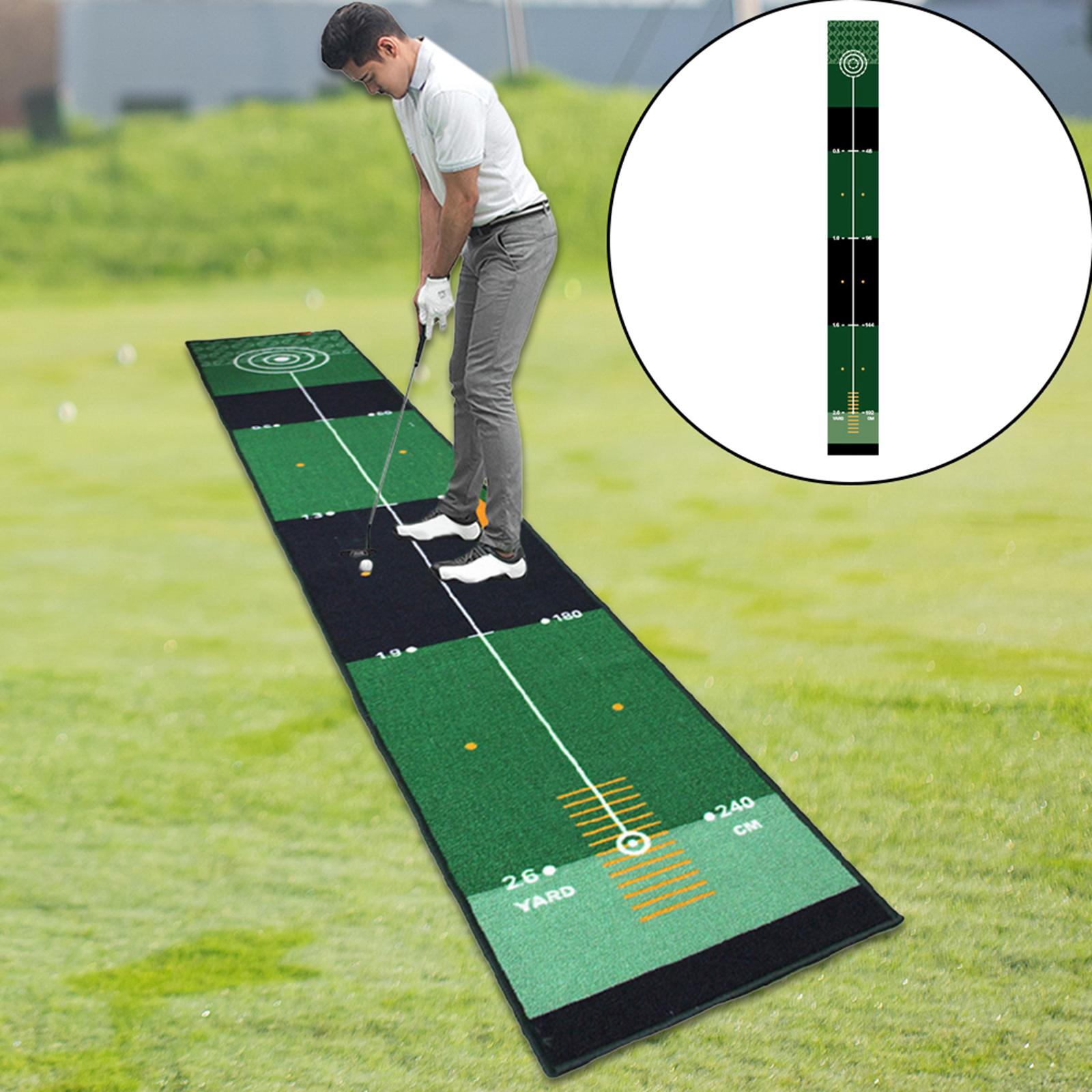 Portable Golf Putting Mat Golf Practice Mat Improving Putting Skills for Garden Indoor Outdoor Backyard Golf Accessories for Men