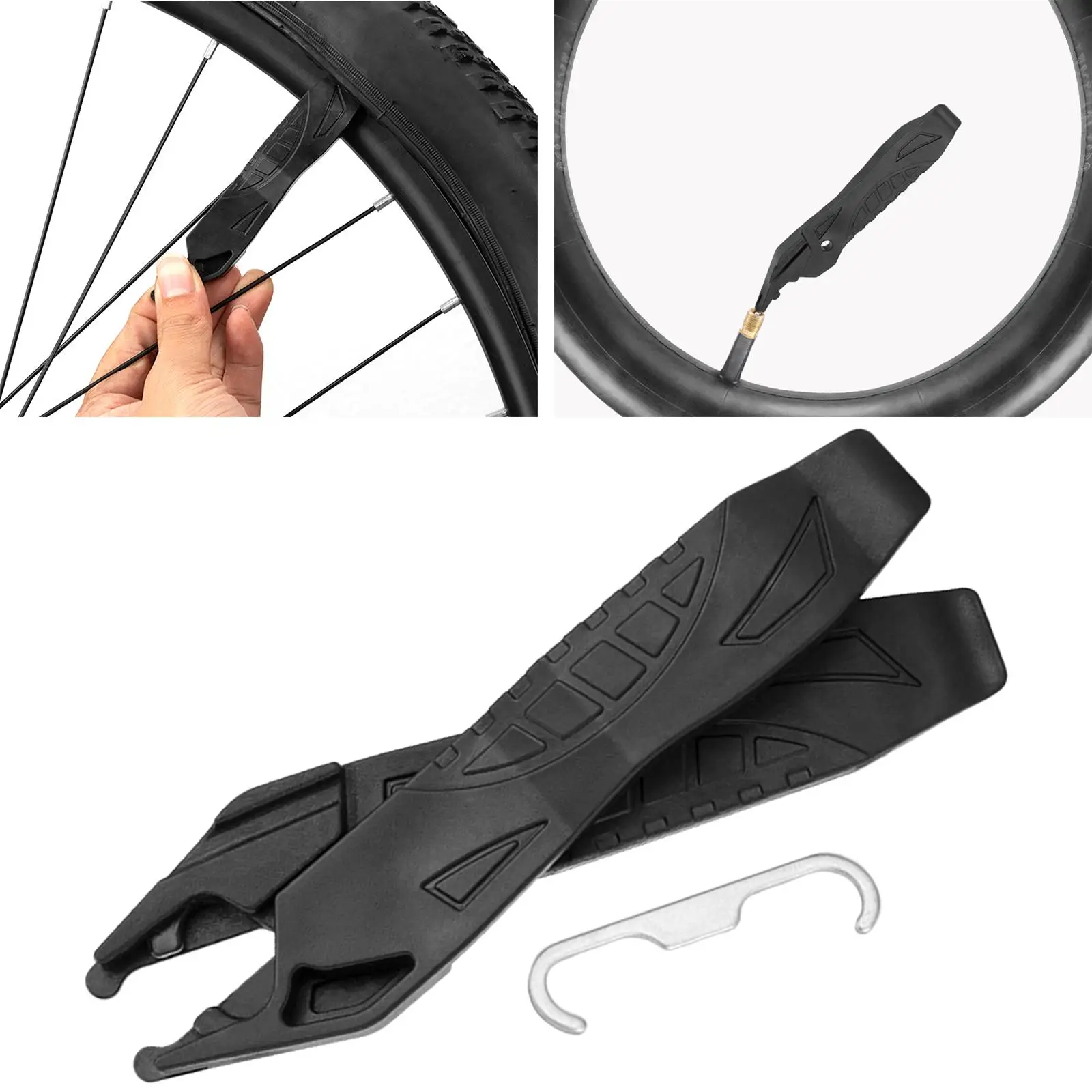 Multifunction Bike Tyre Lever Link Lever MTB Road Bike Chain Hook Buckle Plier Pry Bar Bicycle Chain Repair Removal Tools