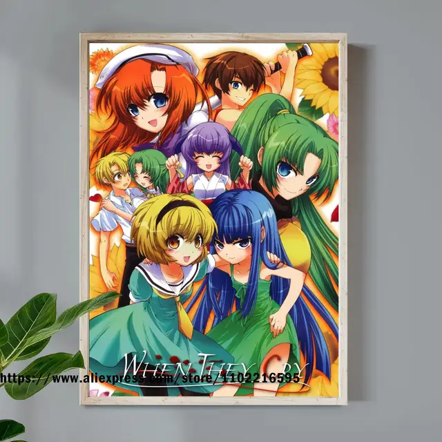 Higurashi no Naku Koro ni Sotsu Art Board Print for Sale by Bothaina