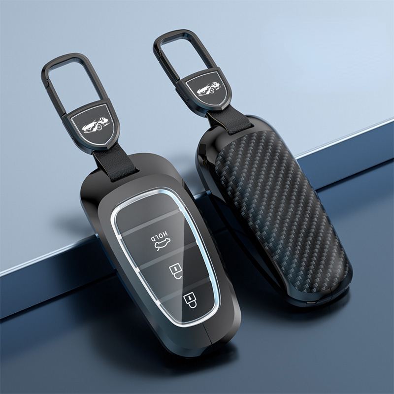 Nuova copertura chiave per auto in lega TPU per Hyundai Santa Fe Tucson 2022 NEXO NX4 Atos Solaris Prime2021 3 4 5 6 7 8 pulsanti Premium Key Case - Se532d81902554f27a81ab2ebc5f69894S