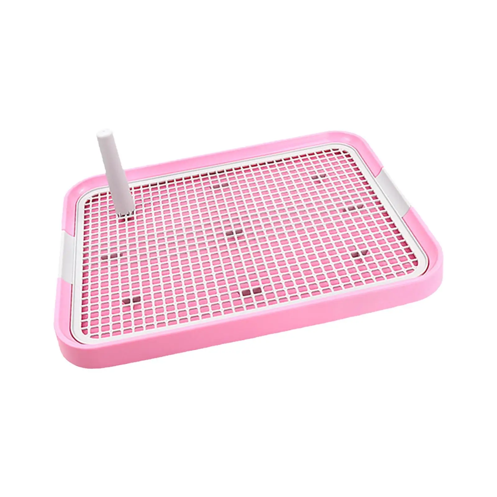 Puppy Dog Potty Tray, Pee Pad Holder, Mesh Training Toilet, Portable Dog Litter Box for Small and Medium Dogs, Bunny, Cats