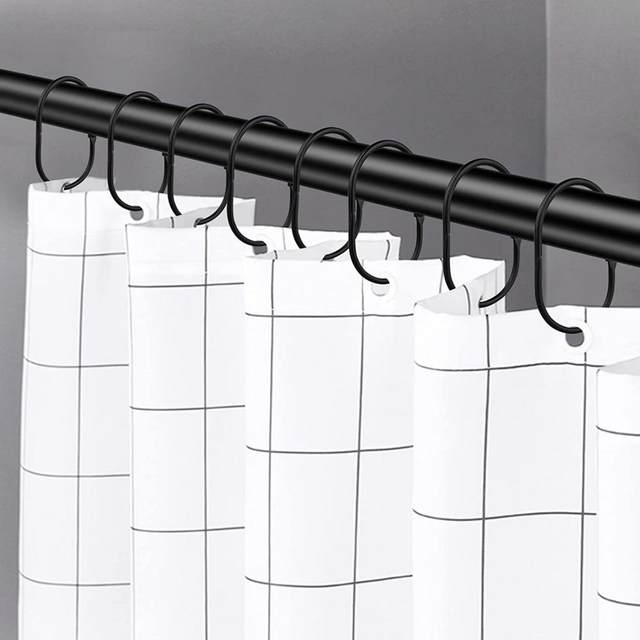 10Pcs Modern Wear-resistant Modern Shower Curtain Hanging Metal Clips  Household Supplies Curtain Clips Curtain Hooks - AliExpress