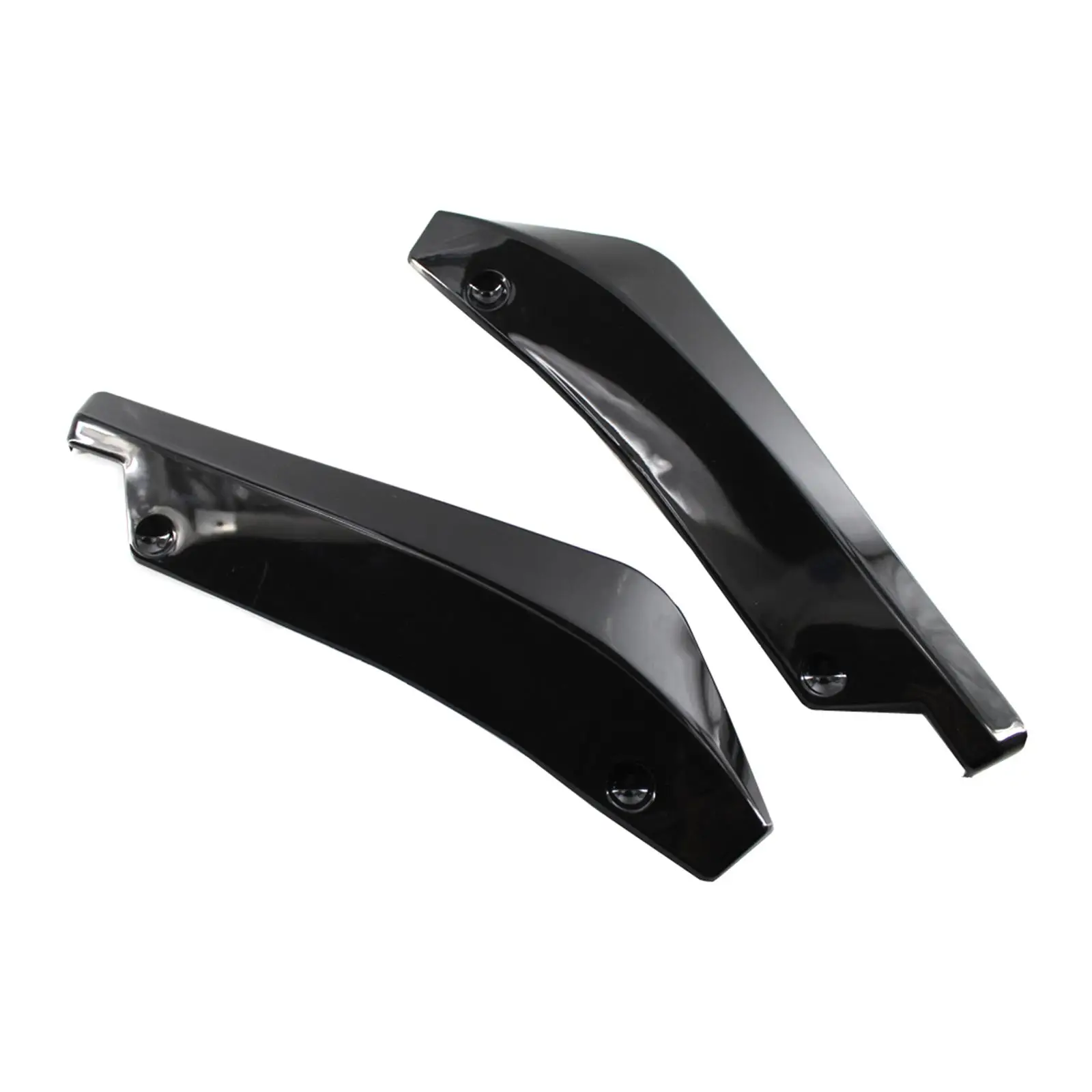 2 Pieces Car Rear Bumper Lip Diffuser Splitter Decorative Winglets Canard Spoiler for Cars Off-Roads Splitter Fins Winglets