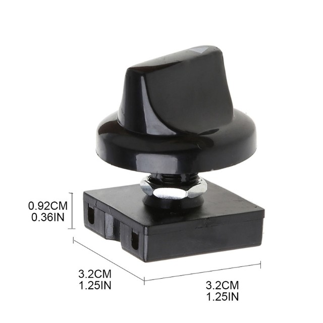 4-Position 3-Speed Rotary Fan Switch For KMart Home Essentials Floor Fan - UL Recognized, OFF/L1/L2/L3 Settings 10 thumbnail image