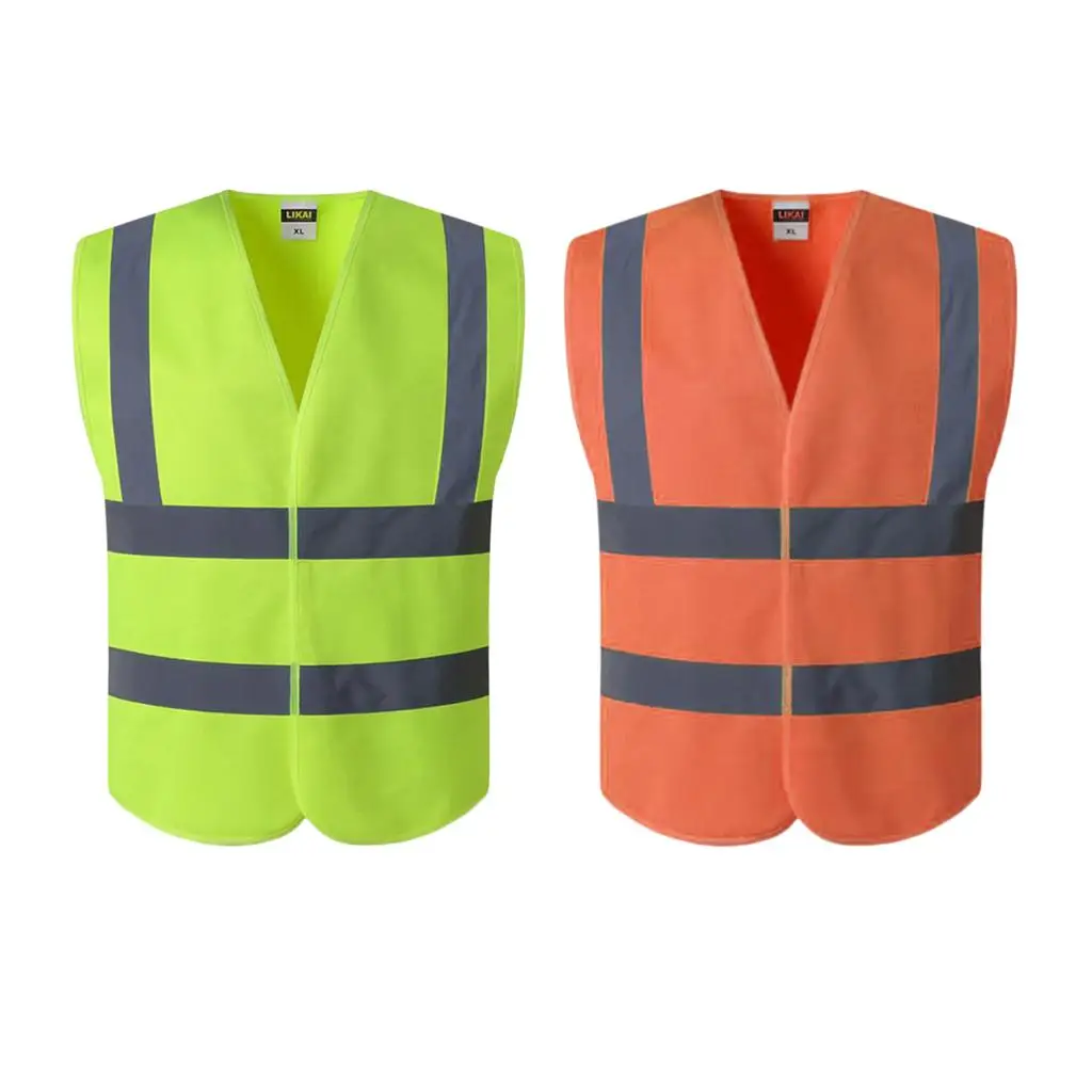 Linking Tape Safety Waistcoat with Reflective Tape  Breathable Vest Workwear
