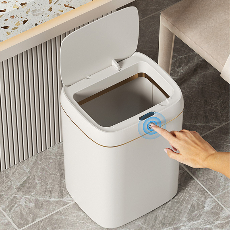 Title 5, Household Smart Trash Can Bathroom Kitchen Indu...