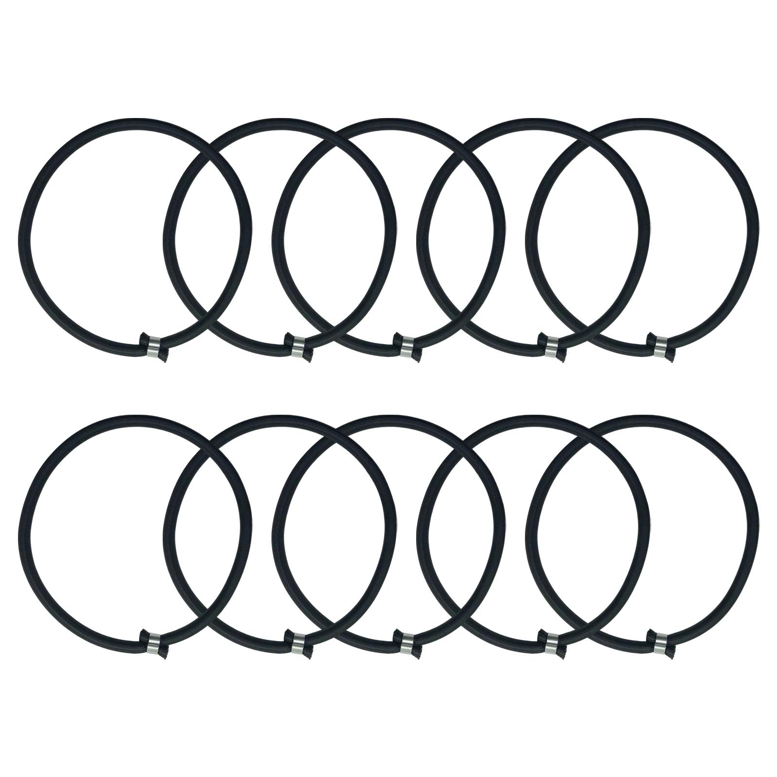 Description Picture 6 of item10Pcs Trampoline Elastic Rope 8mm Elastic Ties Bungee Cord Stretch Cord for Indoor Trampoline Tarp Fitness Trampoline Tent