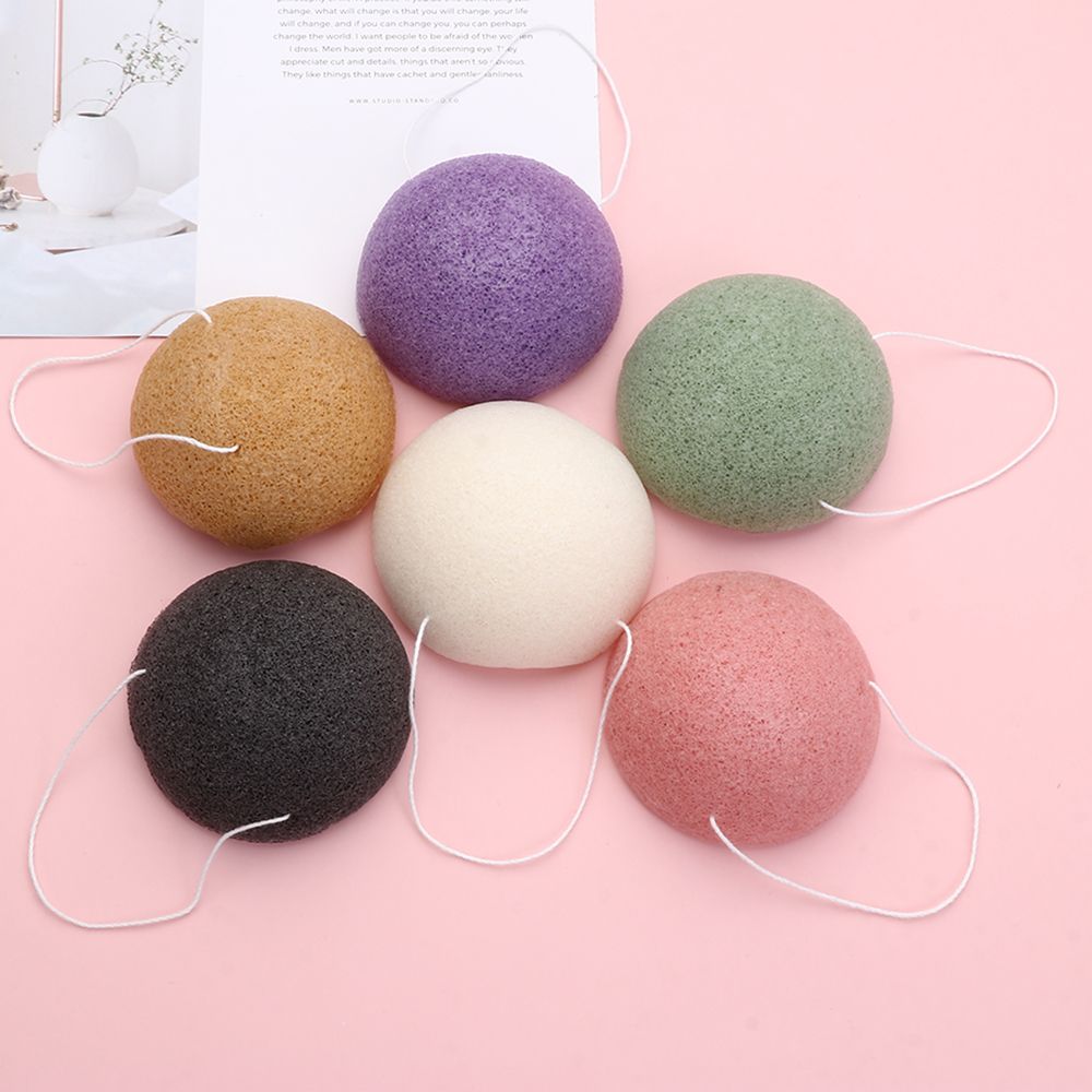 Best of Material Skin Care Facial Cleansing Exfoliator Konjac Cleaning Sponge Face Wash Puff Face Wash Cleaning Sponge For 1PC Reviews & Tips