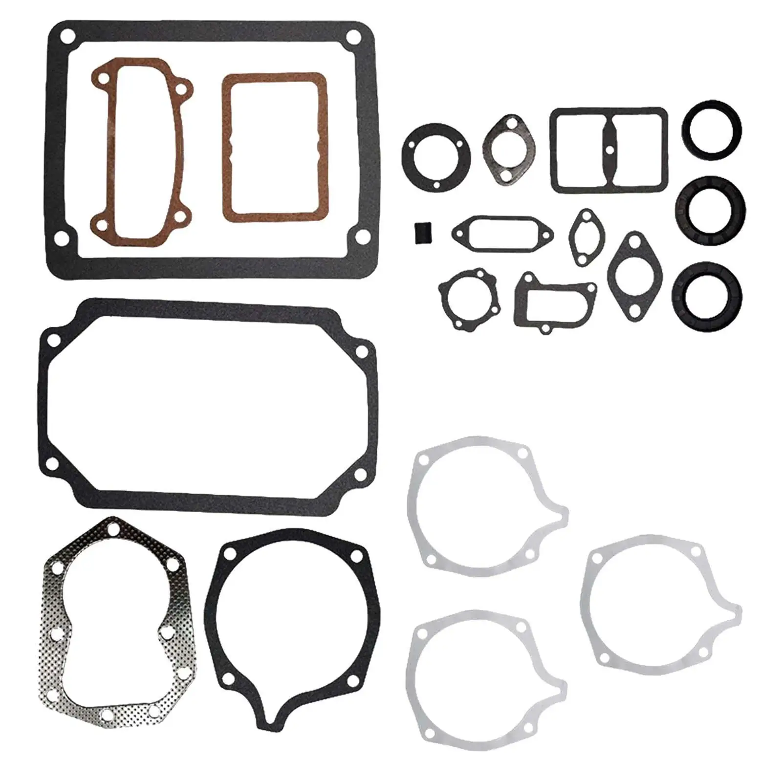 47 755 08-S Gasket Set Metal and Plastic Replacement Fit for Kohler K241 K301 K321 Walk Mowers 10 12 14 HP Engines Gardening