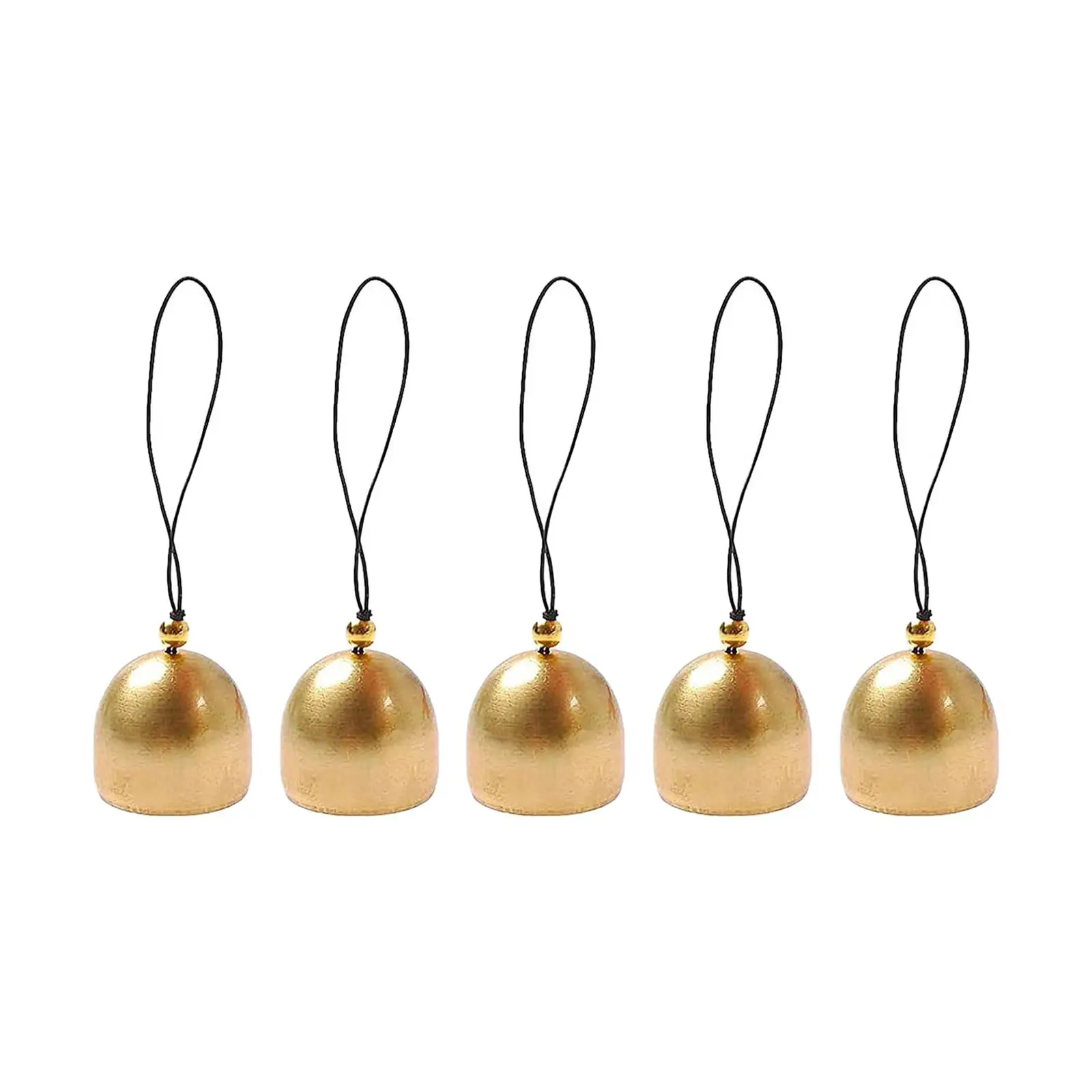 5x Copper Bell Small Brass Bells Mini bell DIY craft Front Door Wedding Party