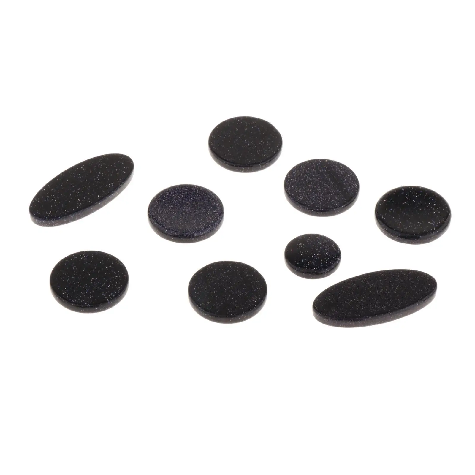 9Pcs Sax Finger Buttons Replacement Parts Glossiness for Alto Tenor Soprano
