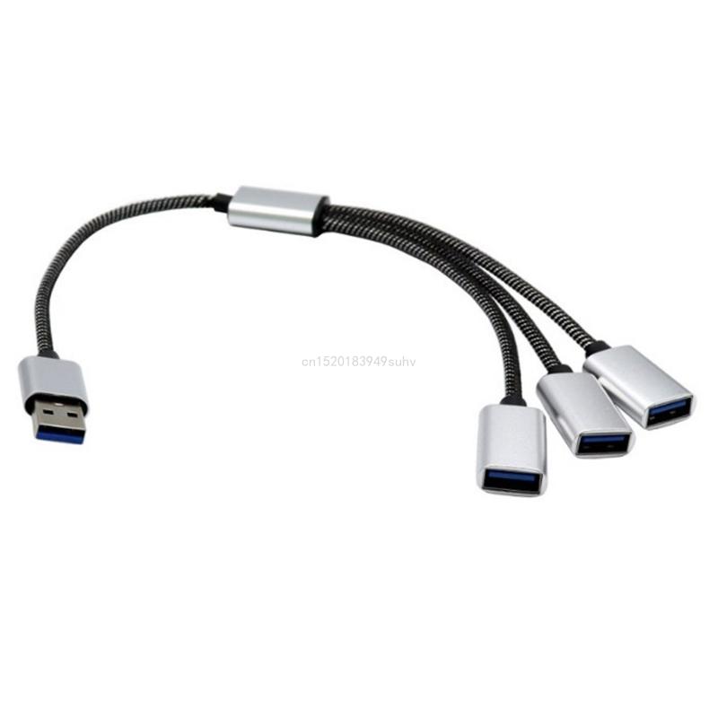 Usb Splitter Kabel Mit 3 Ports Für Datenübertragung Und Strom_voghion.com