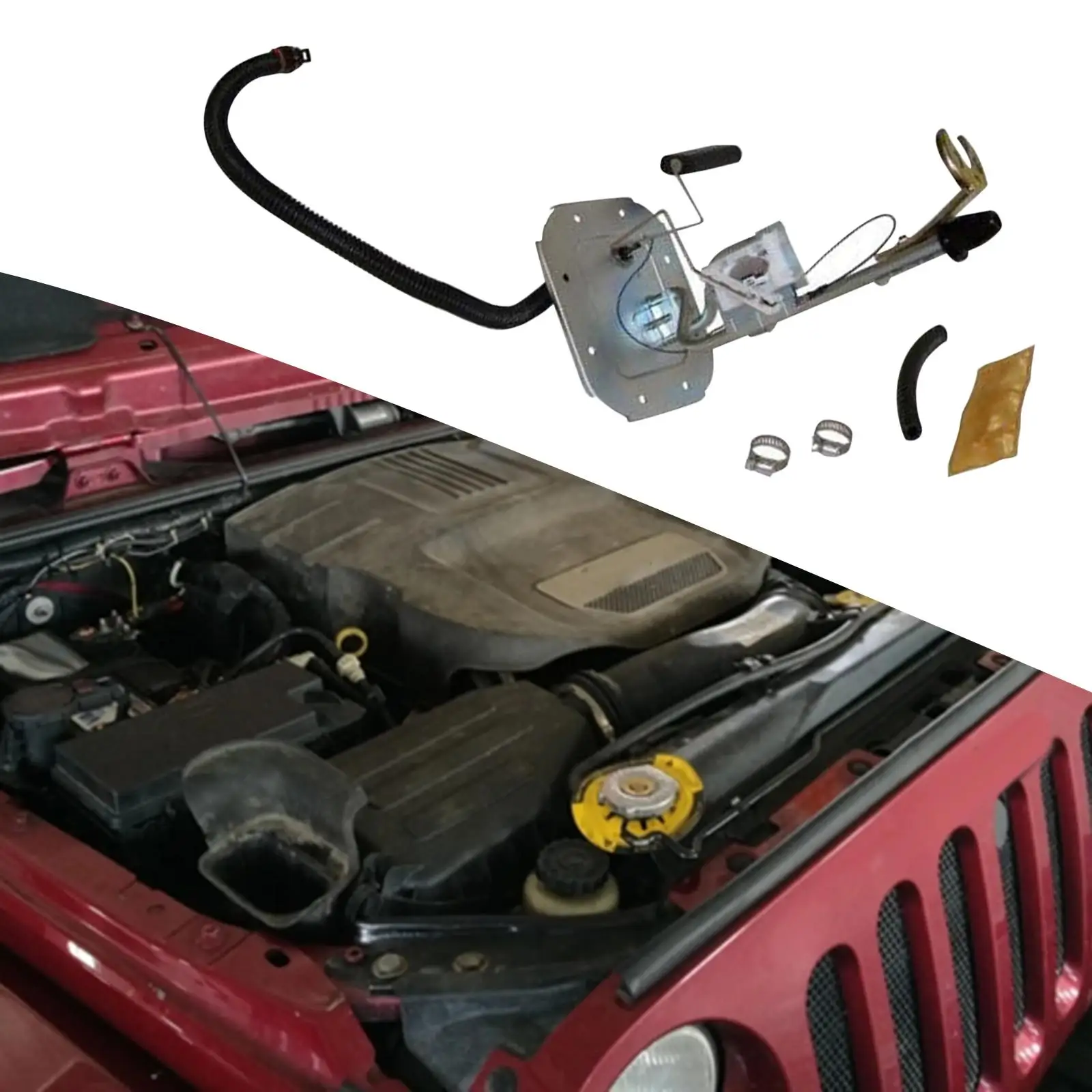 Automotive Fuel Sending Unit 53003341x Easy to Install Professional Durable Repair Parts Assesories for Jeep Wrangler Yj