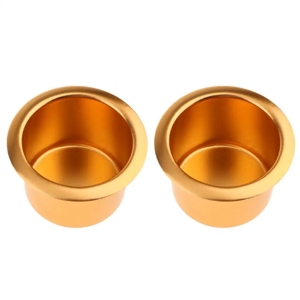 High Quality Gold Aluminum  80x64mm/ 3.15x2.52inch - Pack of 2