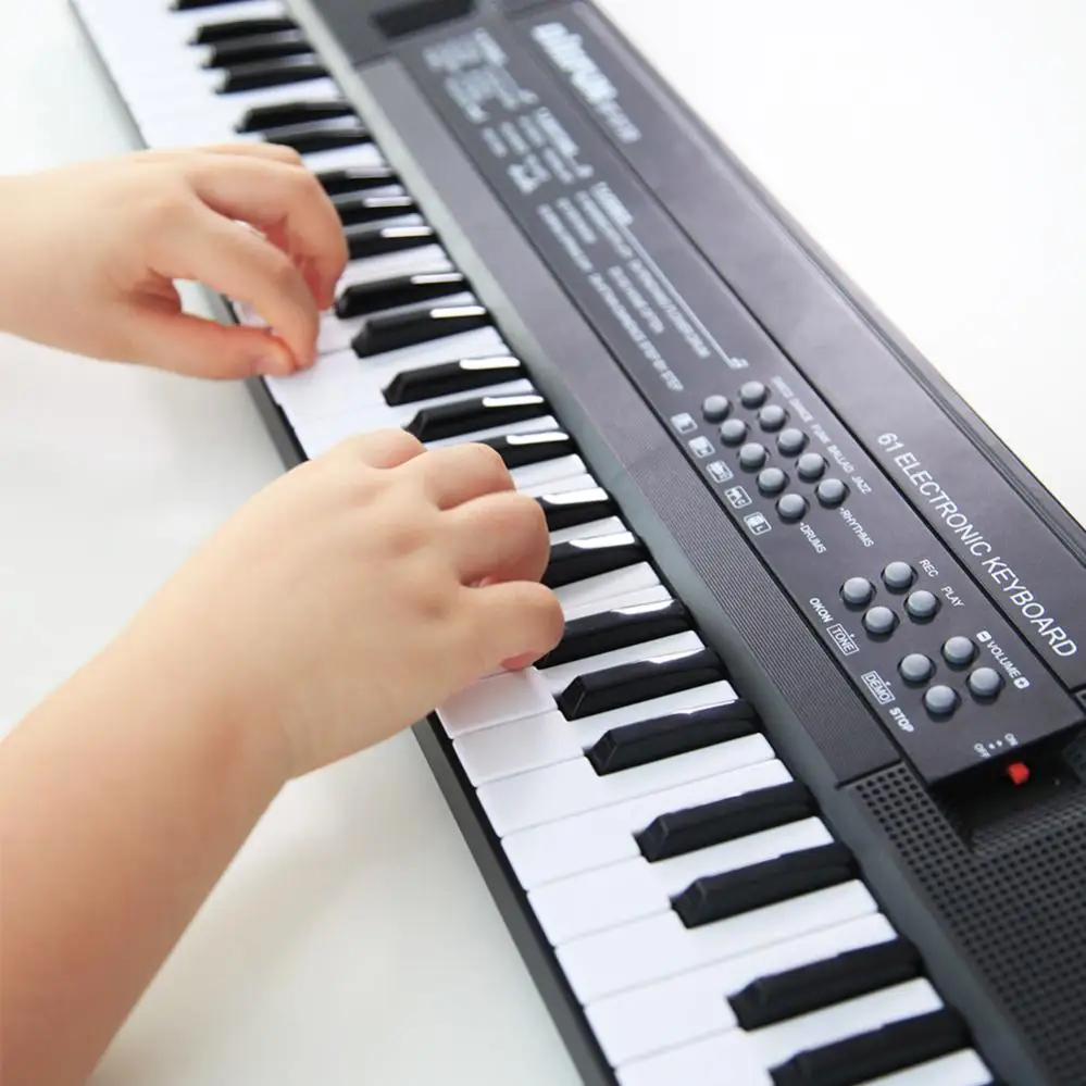 61 Tasten LED Digital E Piano Musik E Keyboard Orgel Bestes Geschenk Q8T2 N N4K1 