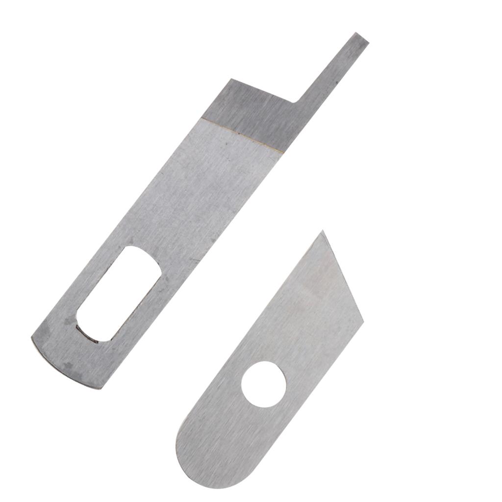 Description Picture 3 of item2Pcs Overlocker Upper Lower Knife Fits for Singer 14CG744 14CG754 14SH644 14SH654 14U544 14U554 14U555 14U557