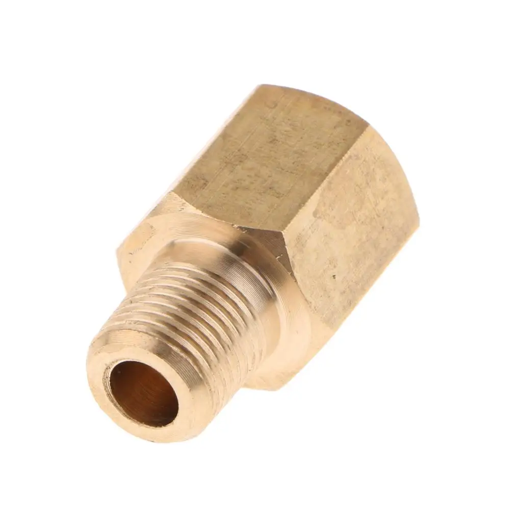 2x Replacement 1/8 NPT to 1/8 BSPT Fuel Adapter Brass Quick Connector